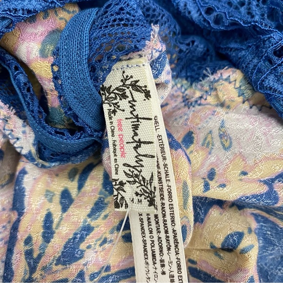 Intimately Free People Marsha Floral Slip Dress Size Medium - Picture 9 of 10